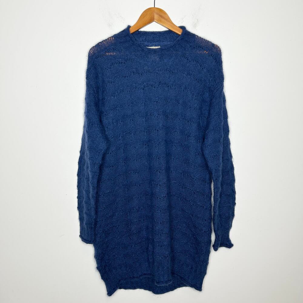 ESPRIT Vintage Y2K Knit Sweater Dress Womens Small Mohair Winter Retro Tunic